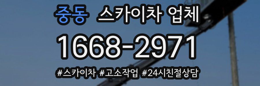 중동 스카이차 업체
