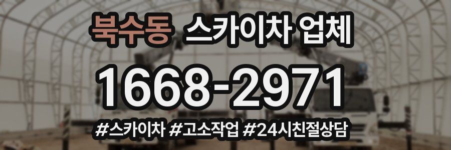 북수동 스카이차 업체