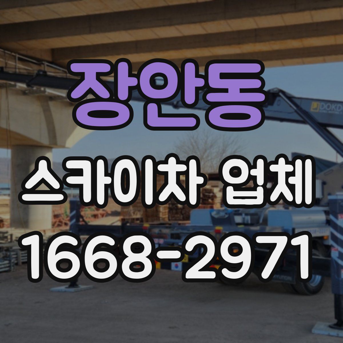 장안동 스카이차 업체