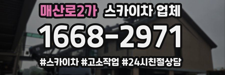 매산로2가 스카이차 업체
