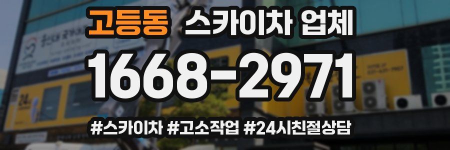 고등동 스카이차 업체