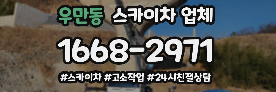 우만동 스카이차 업체