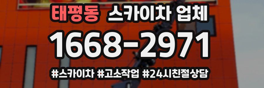 태평동 스카이차 업체