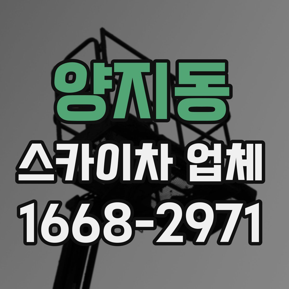 양지동 스카이차 업체