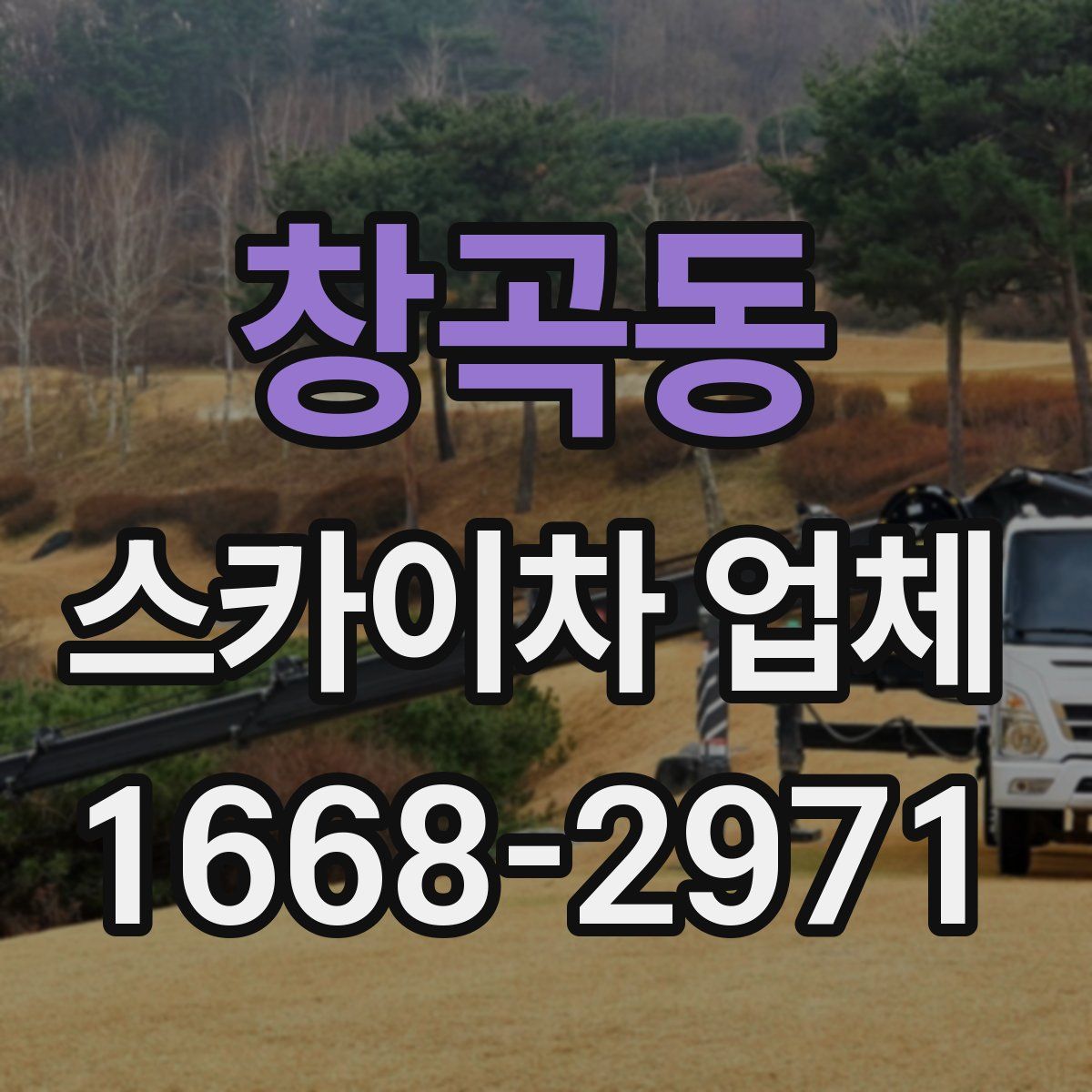 창곡동 스카이차 업체