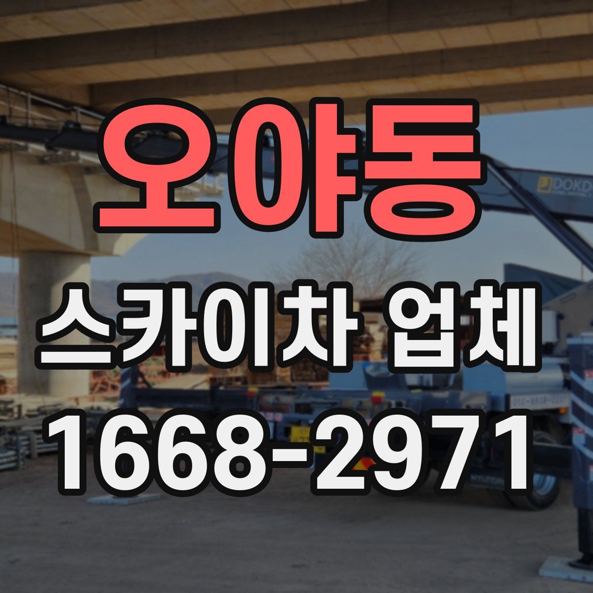 오야동 스카이차 업체