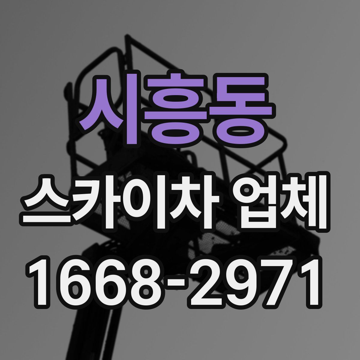 시흥동 스카이차 업체