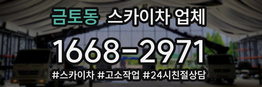 금토동 스카이차 업체