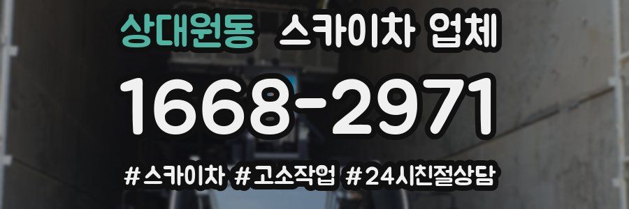 상대원동 스카이차 업체