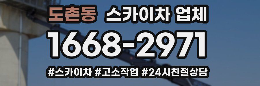 도촌동 스카이차 업체