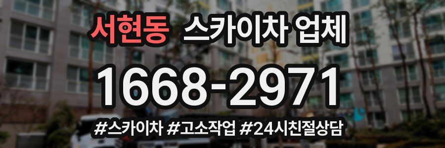 서현동 스카이차 업체