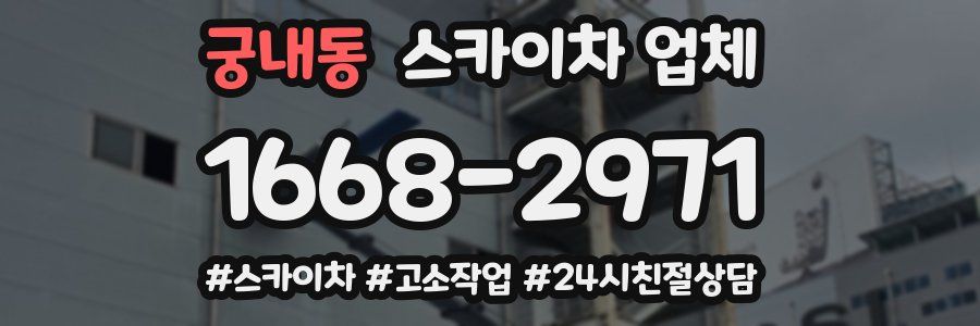 궁내동 스카이차 업체