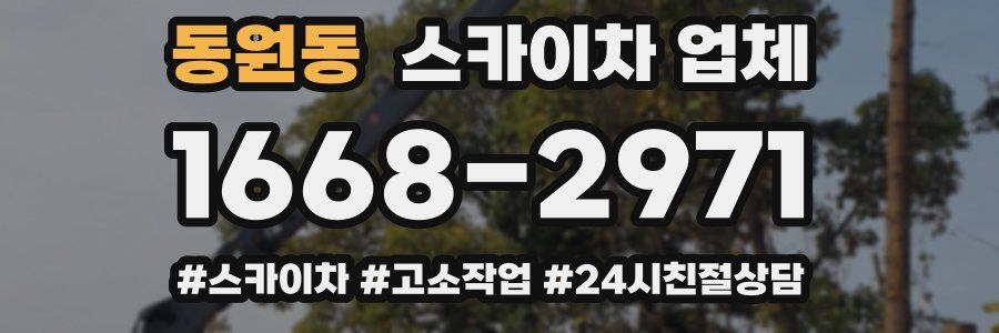 동원동 스카이차 업체