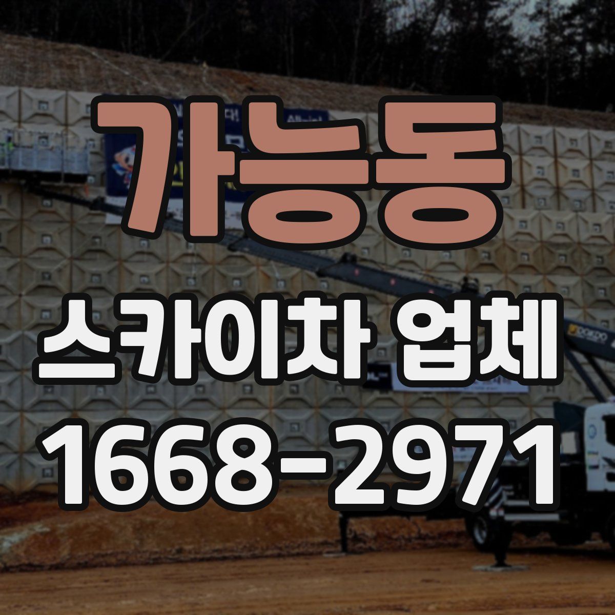 가능동 스카이차 업체