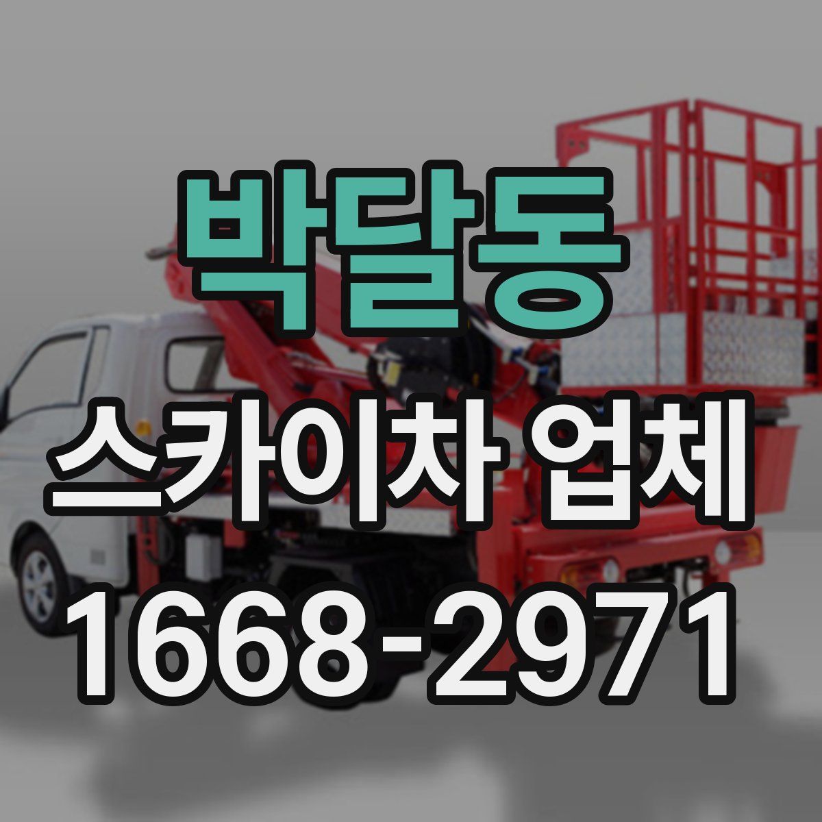 박달동 스카이차 업체
