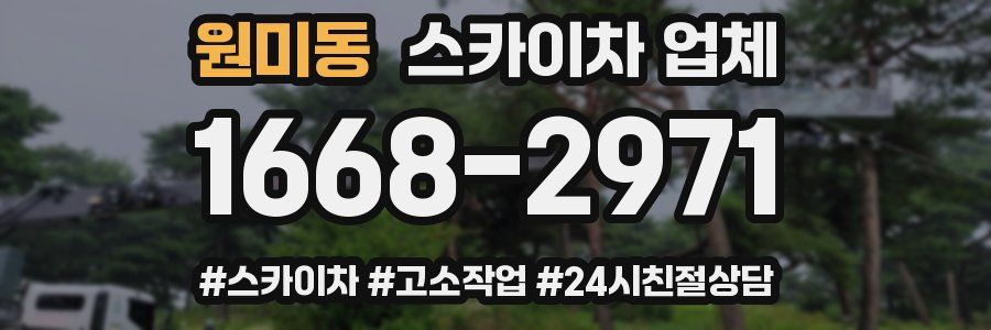 원미동 스카이차 업체