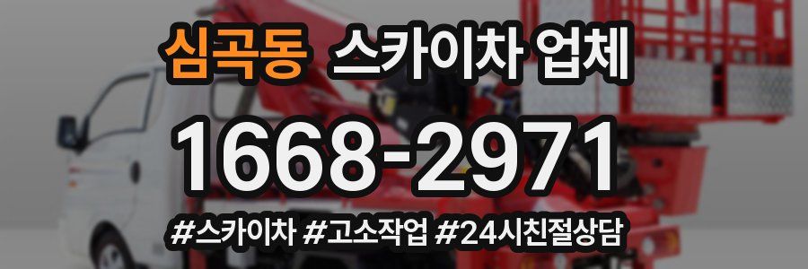 심곡동 스카이차 업체