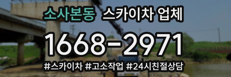 소사본동 스카이차 업체