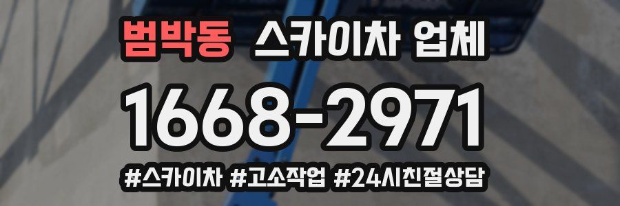 범박동 스카이차 업체