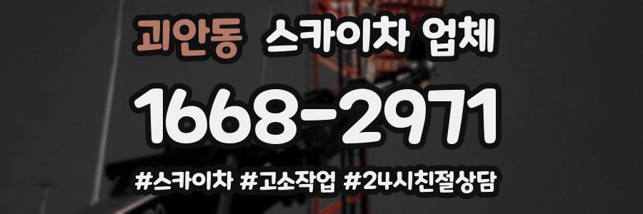 괴안동 스카이차 업체
