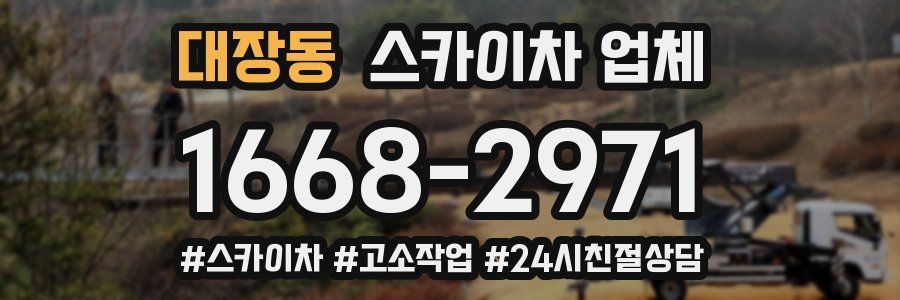 대장동 스카이차 업체