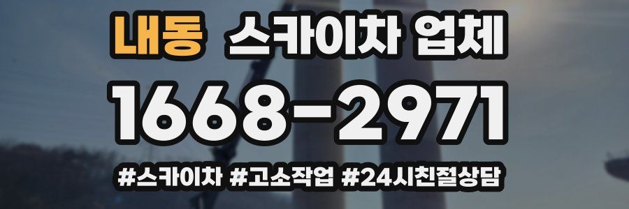 내동 스카이차 업체