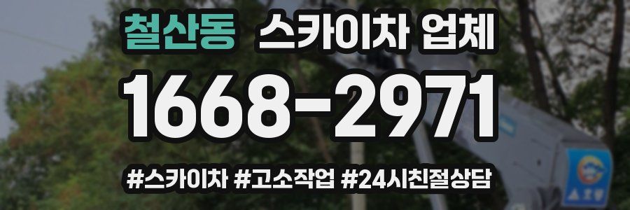 철산동 스카이차 업체