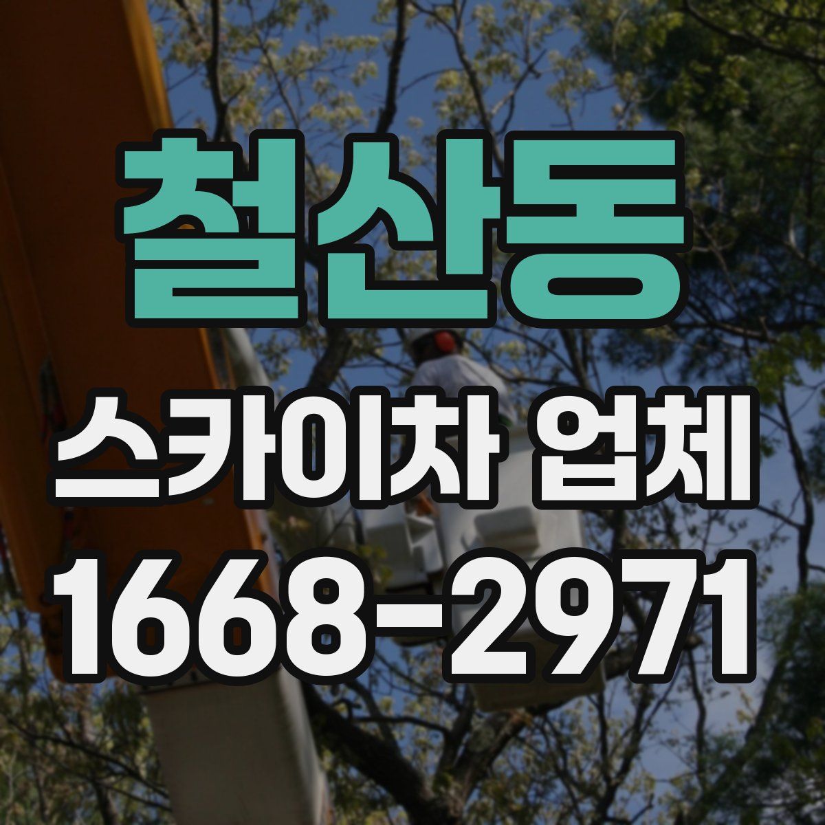 철산동 스카이차 업체