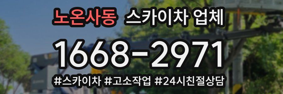 노온사동 스카이차 업체