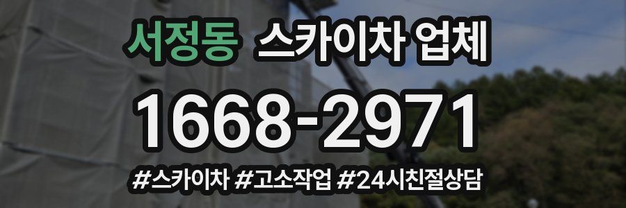 서정동 스카이차 업체