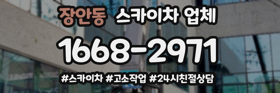 장안동 스카이차 업체