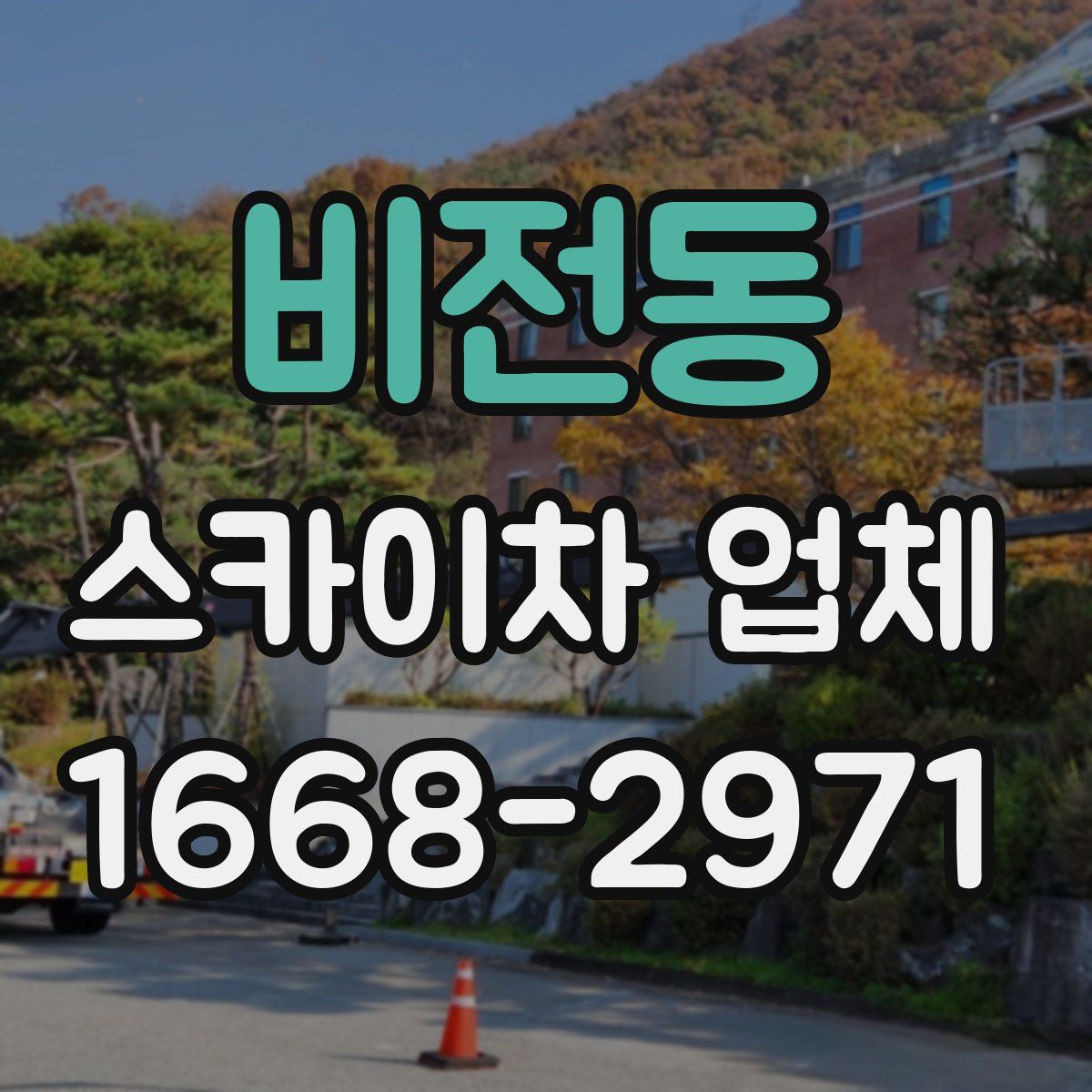비전동 스카이차 업체
