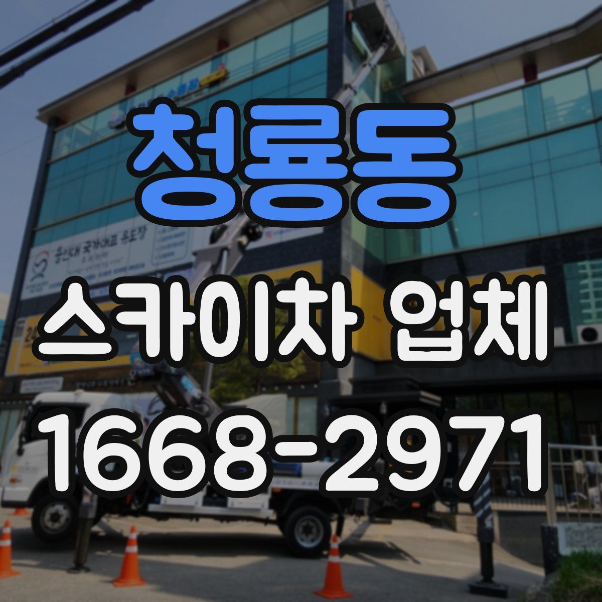 청룡동 스카이차 업체