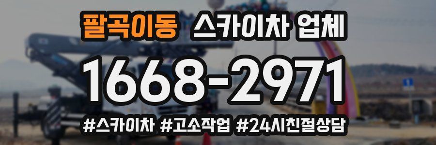 팔곡이동 스카이차 업체