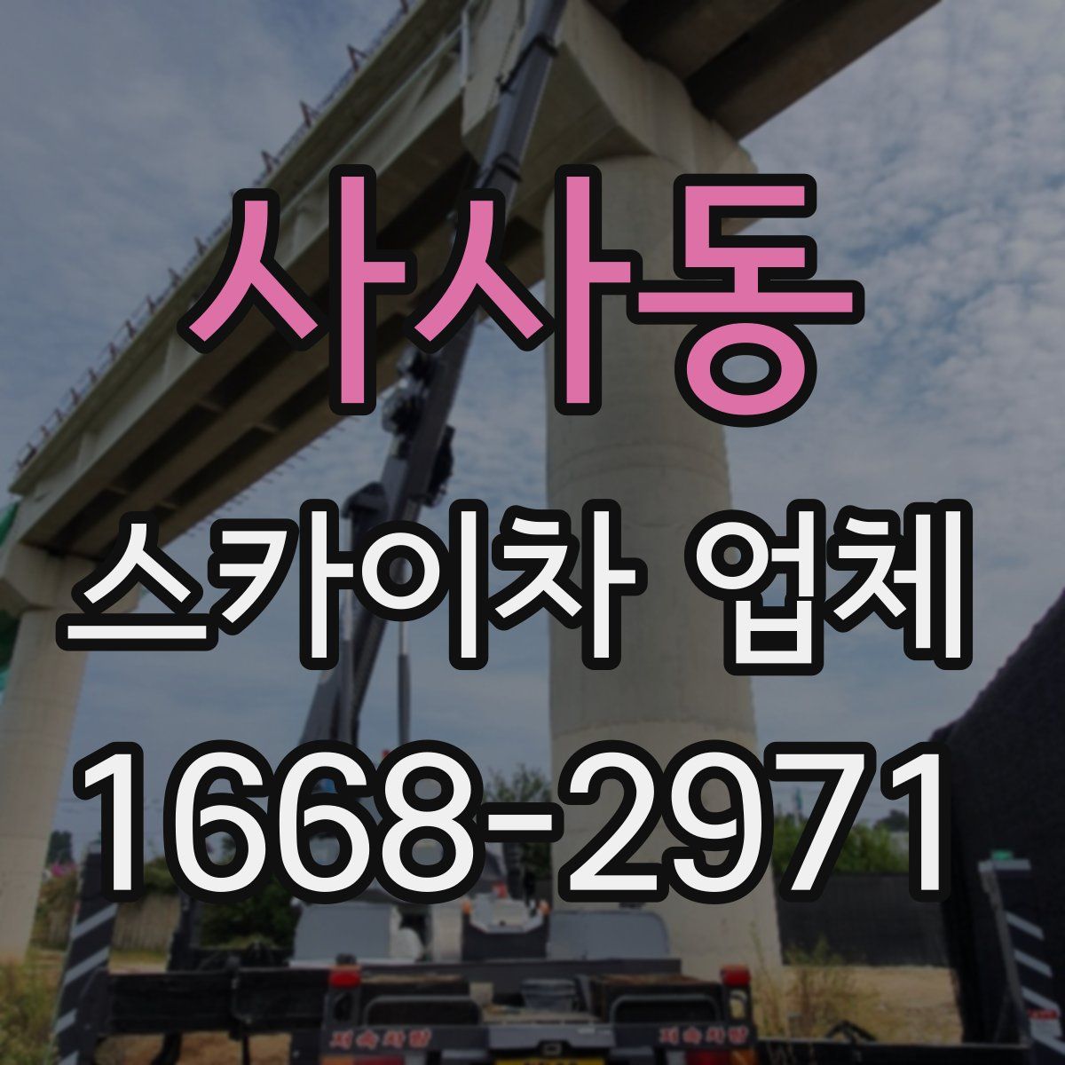 사사동 스카이차 업체
