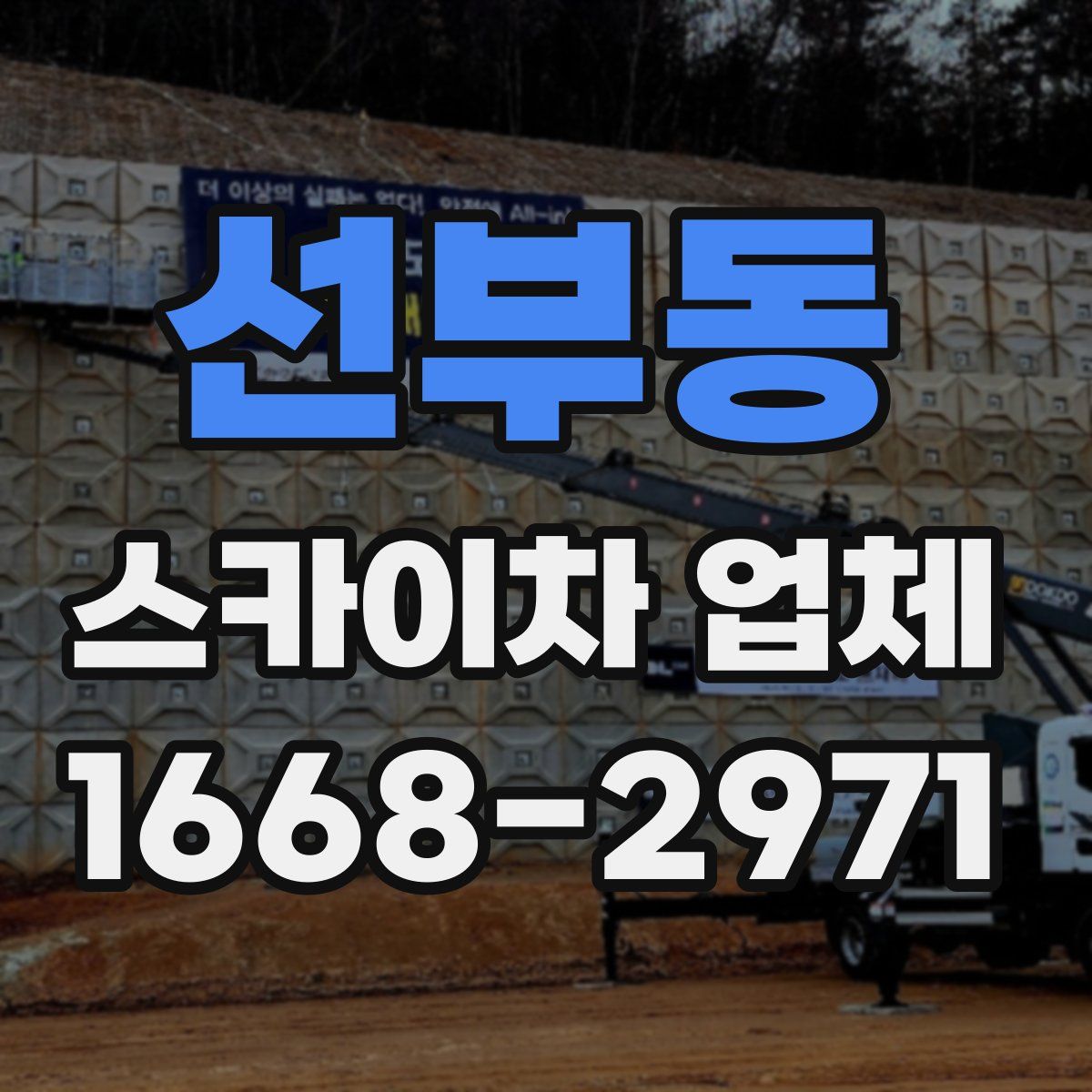 선부동 스카이차 업체
