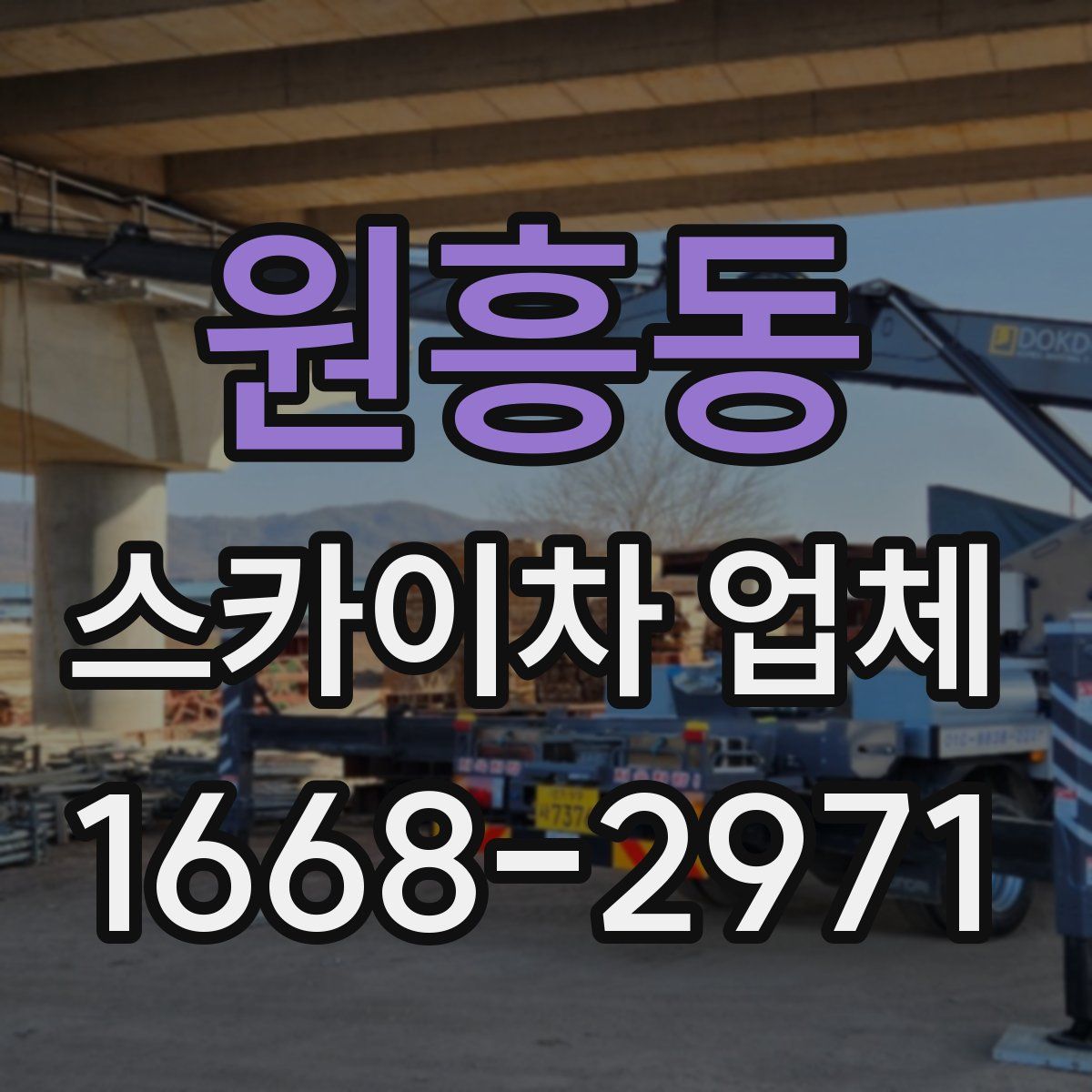 원흥동 스카이차 업체