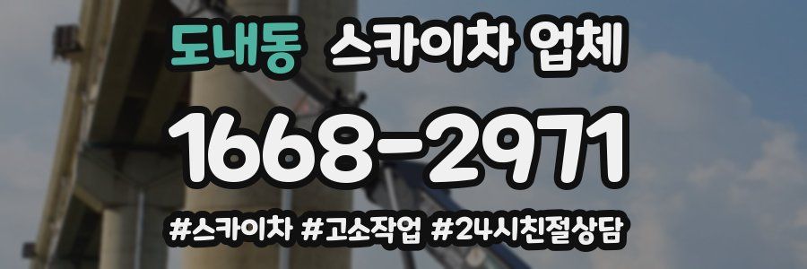 도내동 스카이차 업체