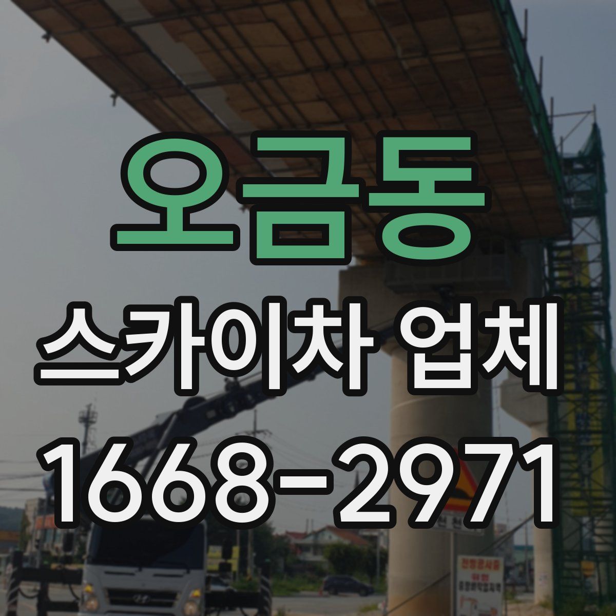 오금동 스카이차 업체