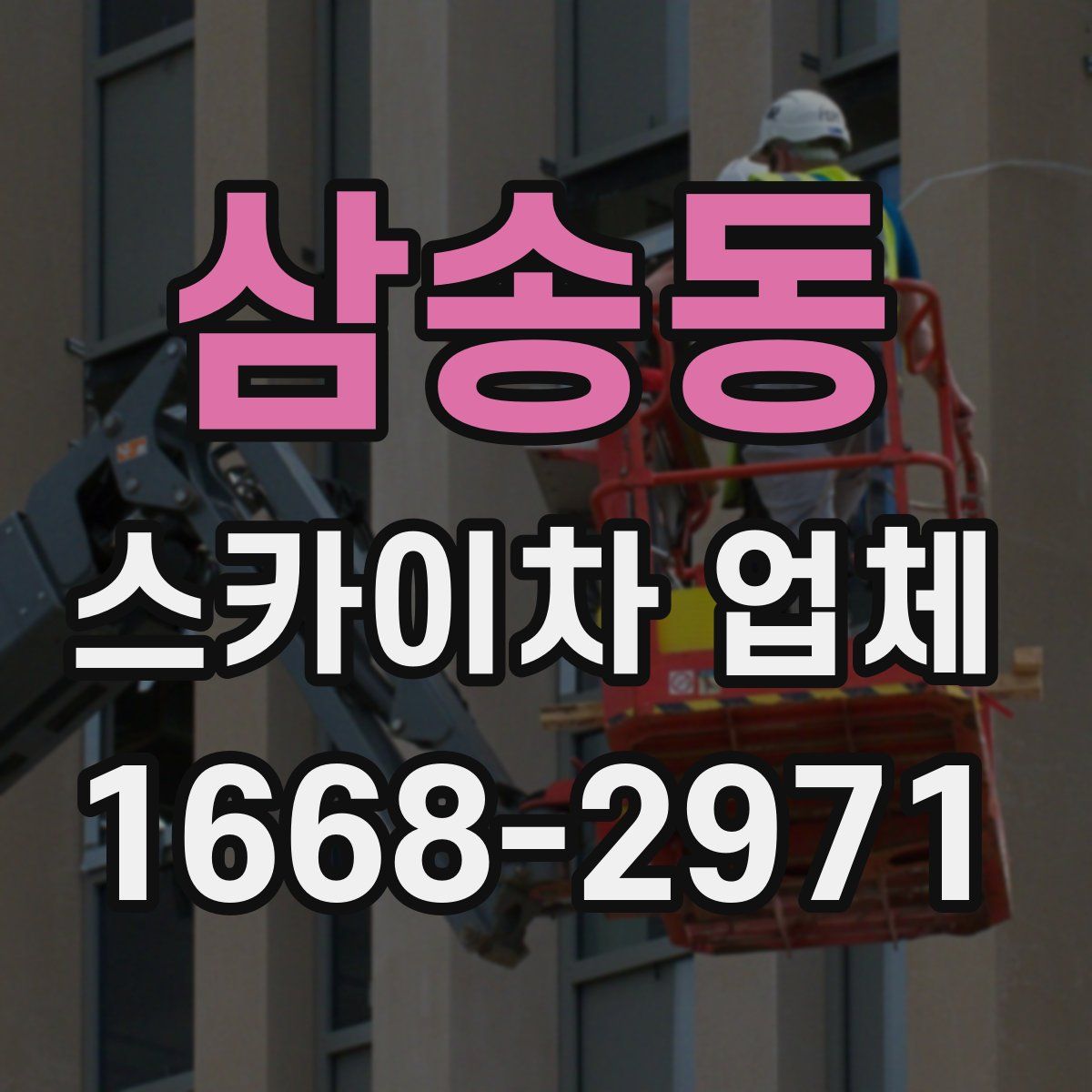 삼송동 스카이차 업체
