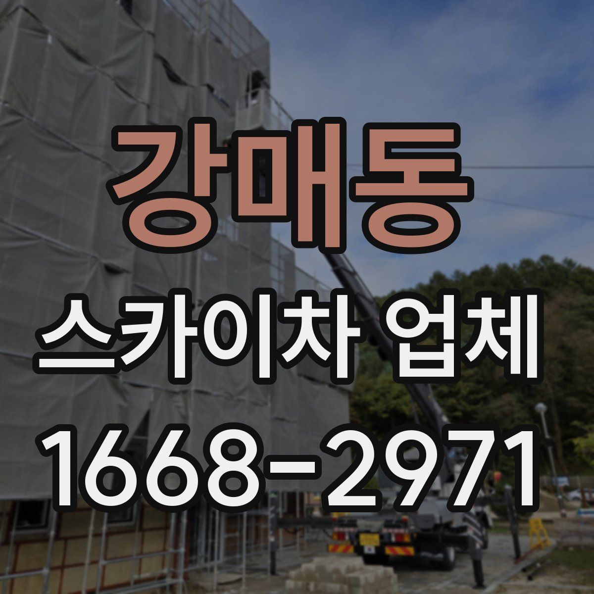 강매동 스카이차 업체