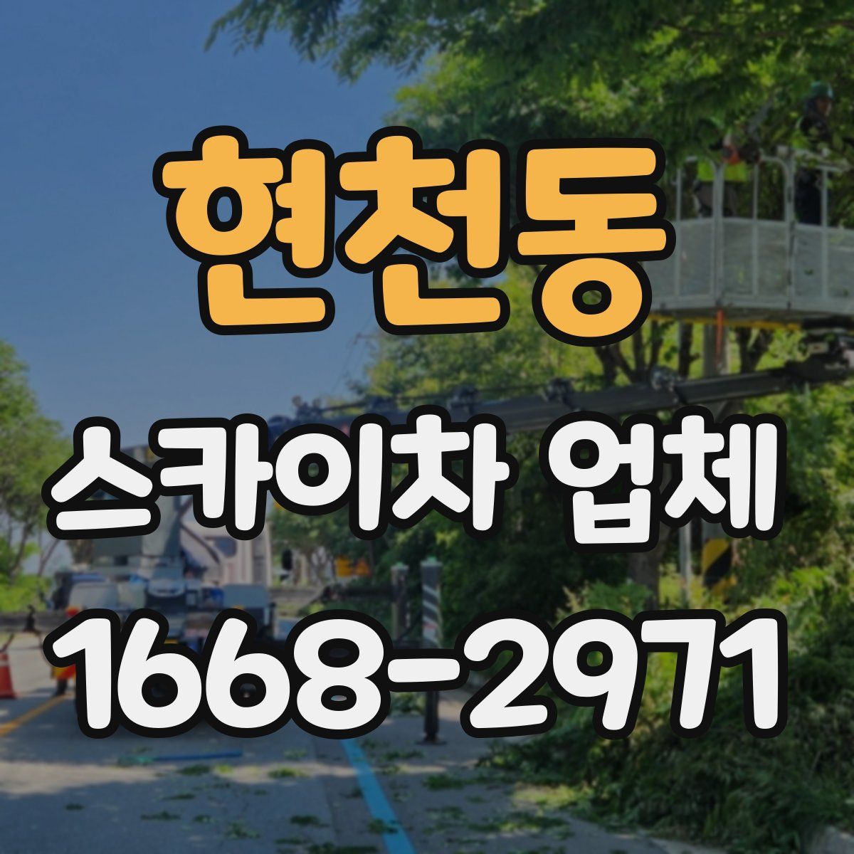 현천동 스카이차 업체