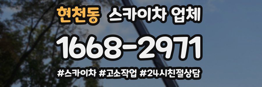 현천동 스카이차 업체
