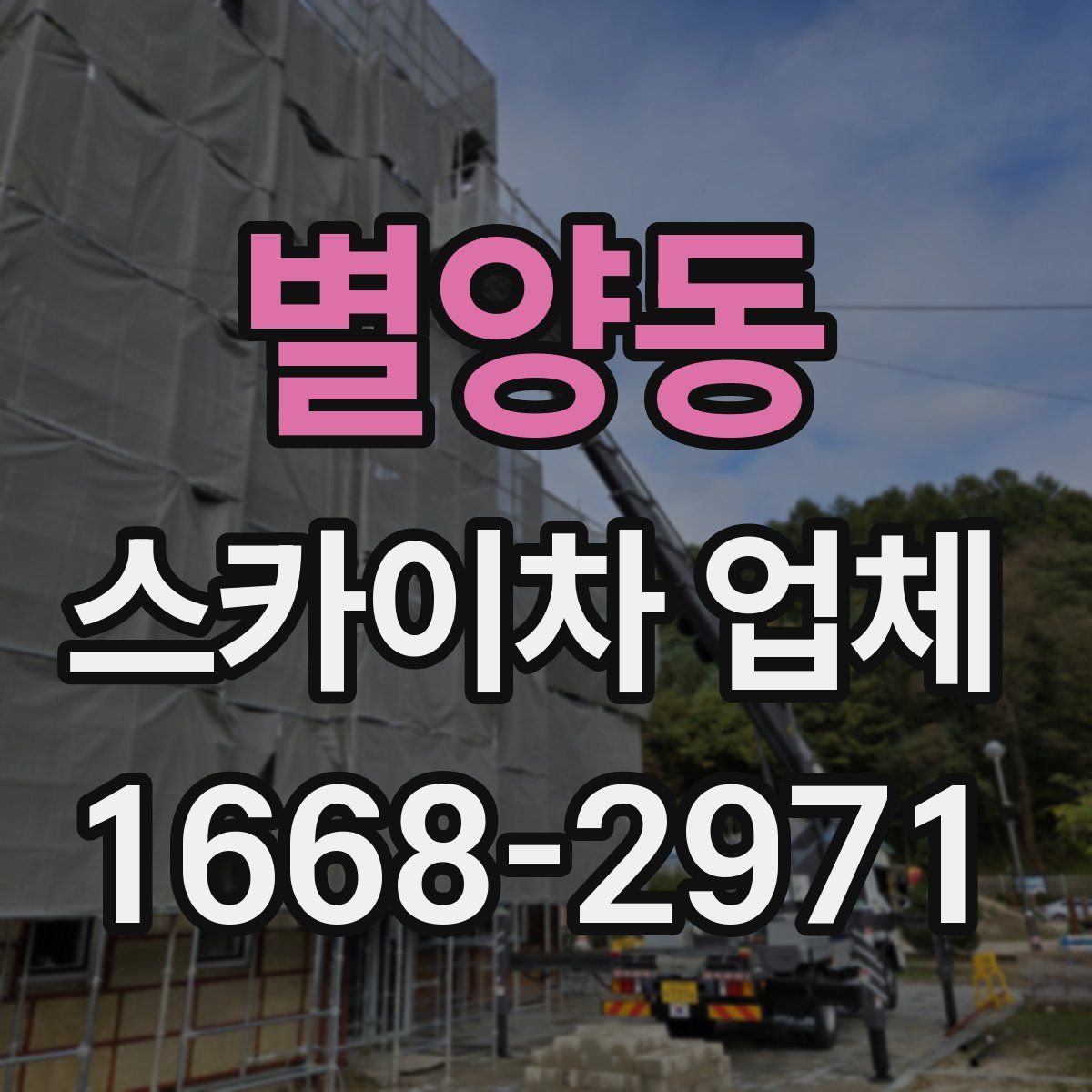 별양동 스카이차 업체