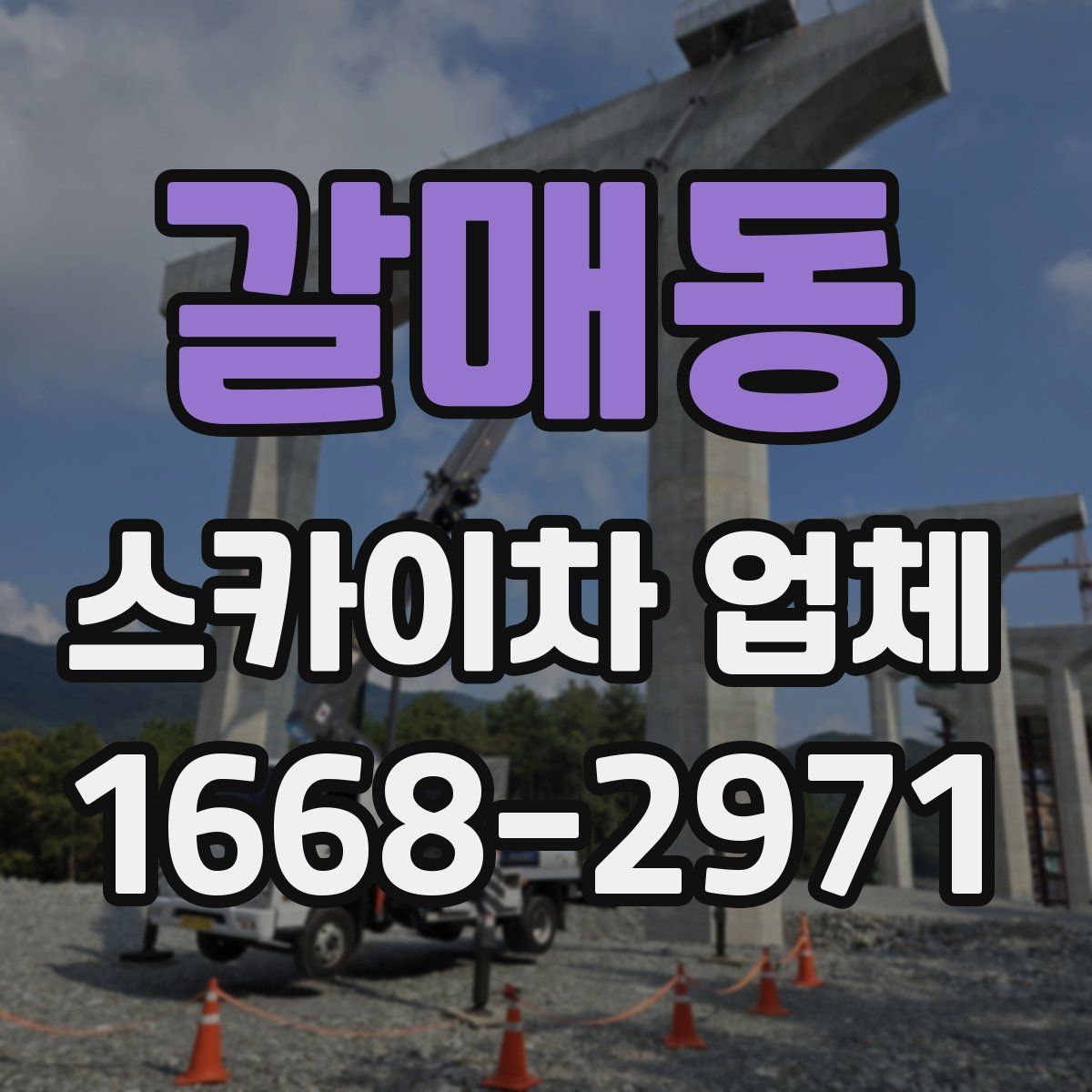 갈매동 스카이차 업체