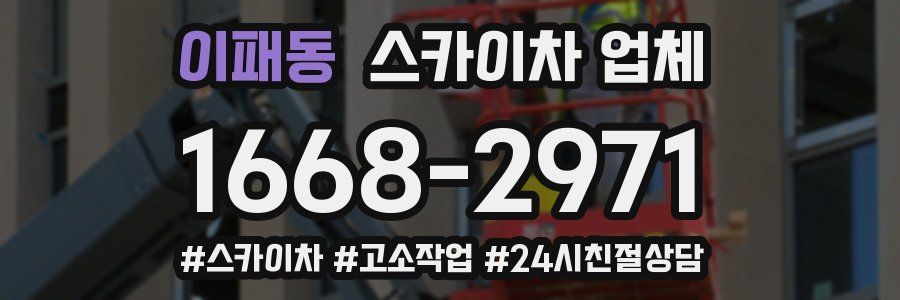 이패동 스카이차 업체
