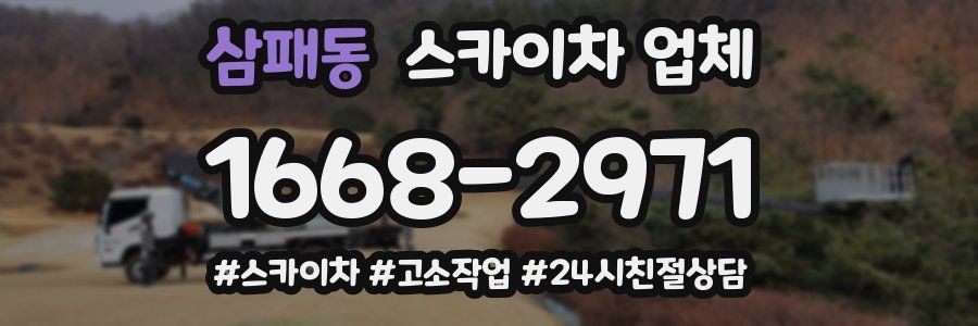 삼패동 스카이차 업체