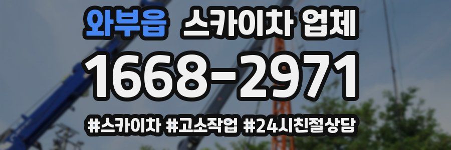 와부읍 스카이차 업체