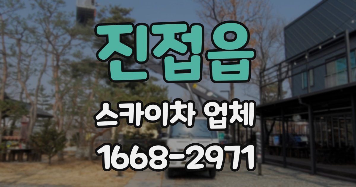 진접읍 스카이차 업체