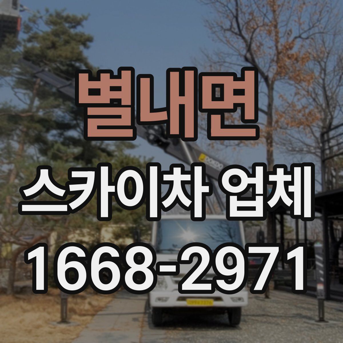 별내면 스카이차 업체